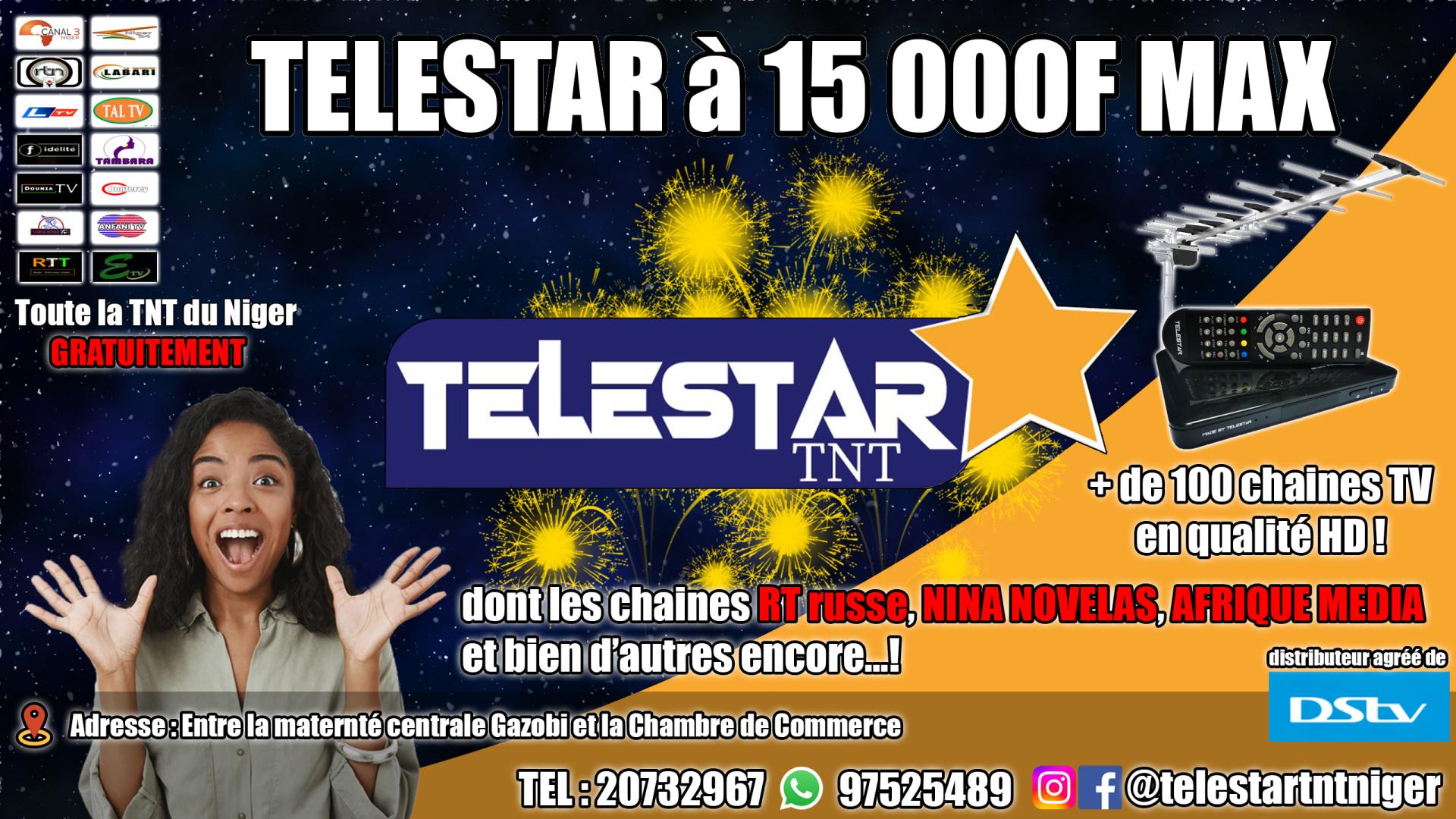 Affiche telestar niamey a4 juillet 2024